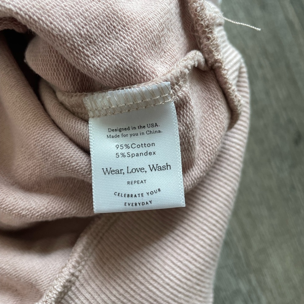 SweetHoney Woman’s Small Blush Pink 1/4 Zip Cropped Jacket Activewear Lounge - Picture 3 of 4